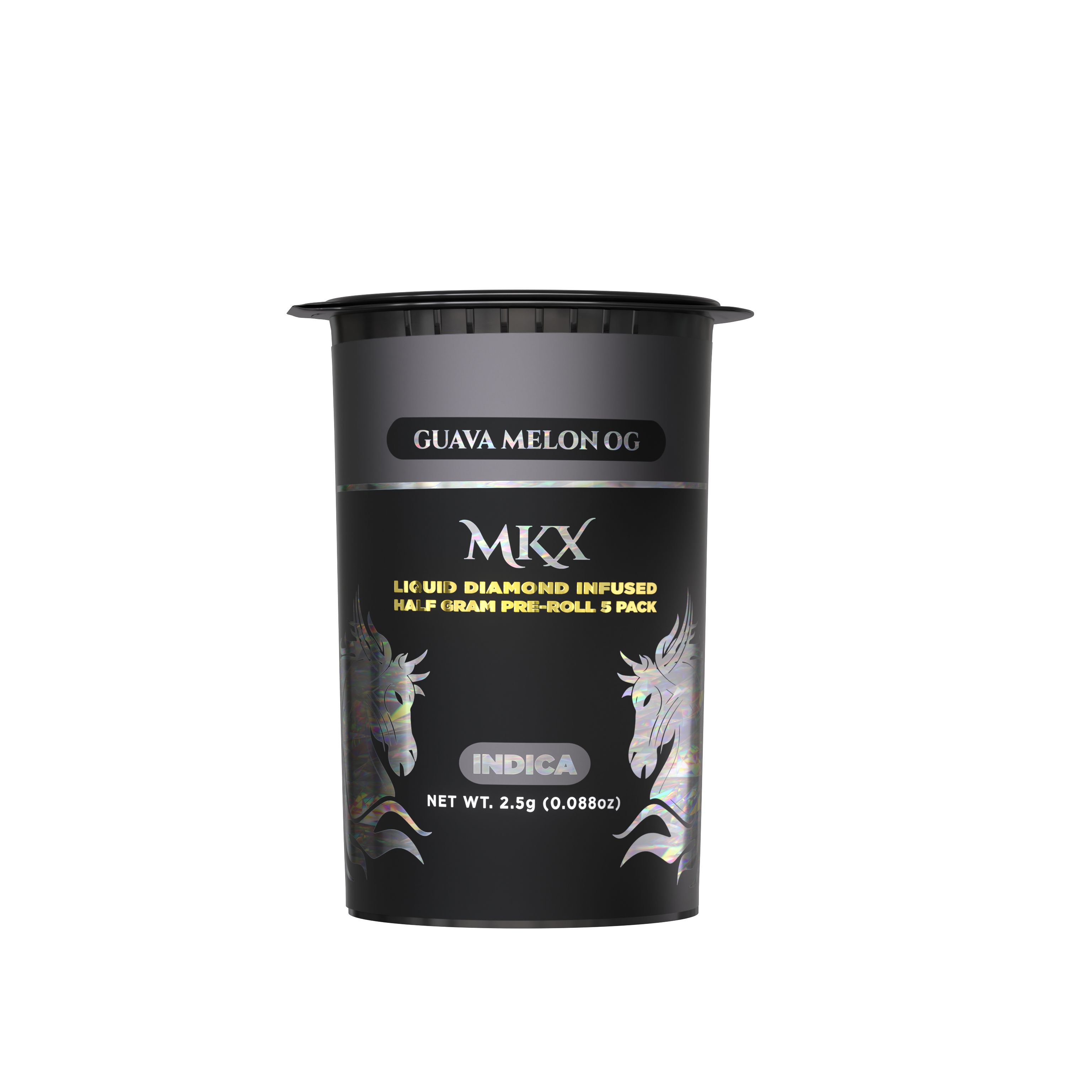 Photograph of product: MKX - Guava Melon OG Infused Pre-Rolls 5pk 2.5g