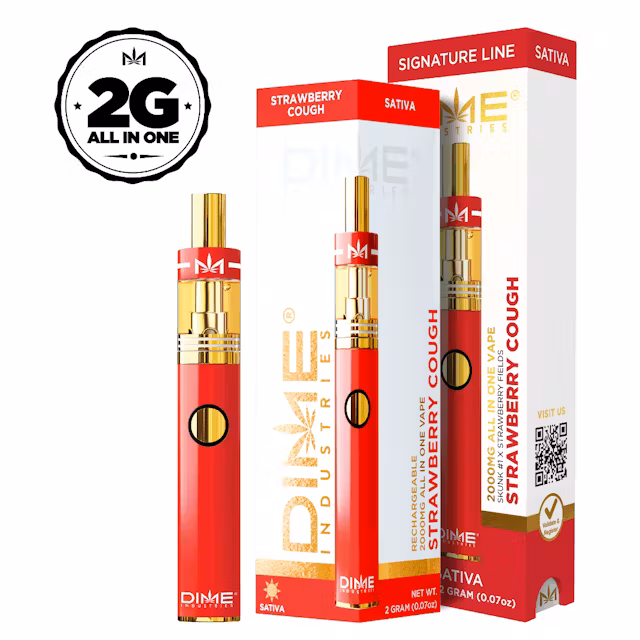 Photograph of product: Distillate Dispo | Strawberry Cough