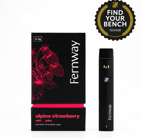 Photograph of product: Alpine Strawberry - Traveler - Disposable Pen - 0.3g