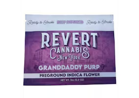 Photograph of product: Revert - Grand Daddy Purp - Pre-Ground Kief Infused Flower - 14g