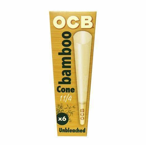 Photograph of product: OCB UNBLEACHED 6 PACK CONES
