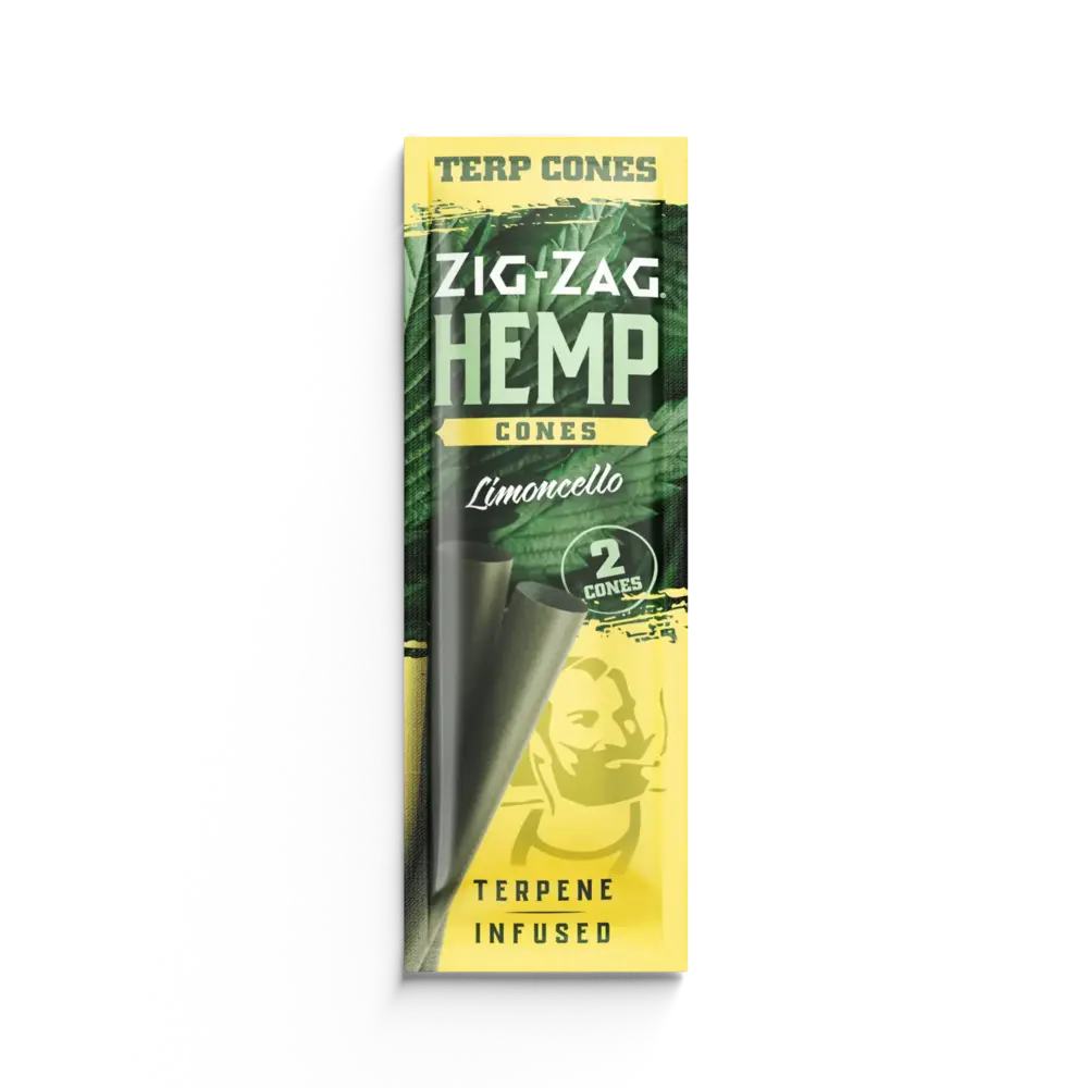 Photograph of product: Zig Zag | 2pk Terpene Infused Hemp Cones - Limoncello