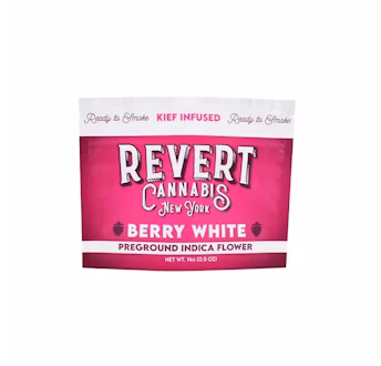 Photograph of product: Berry White | Kief Infused Ground Flower | 14g