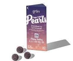 Photograph of product: Grn Blackberry Lemonade 1:1:1 Oui'd Pearls - 100mg