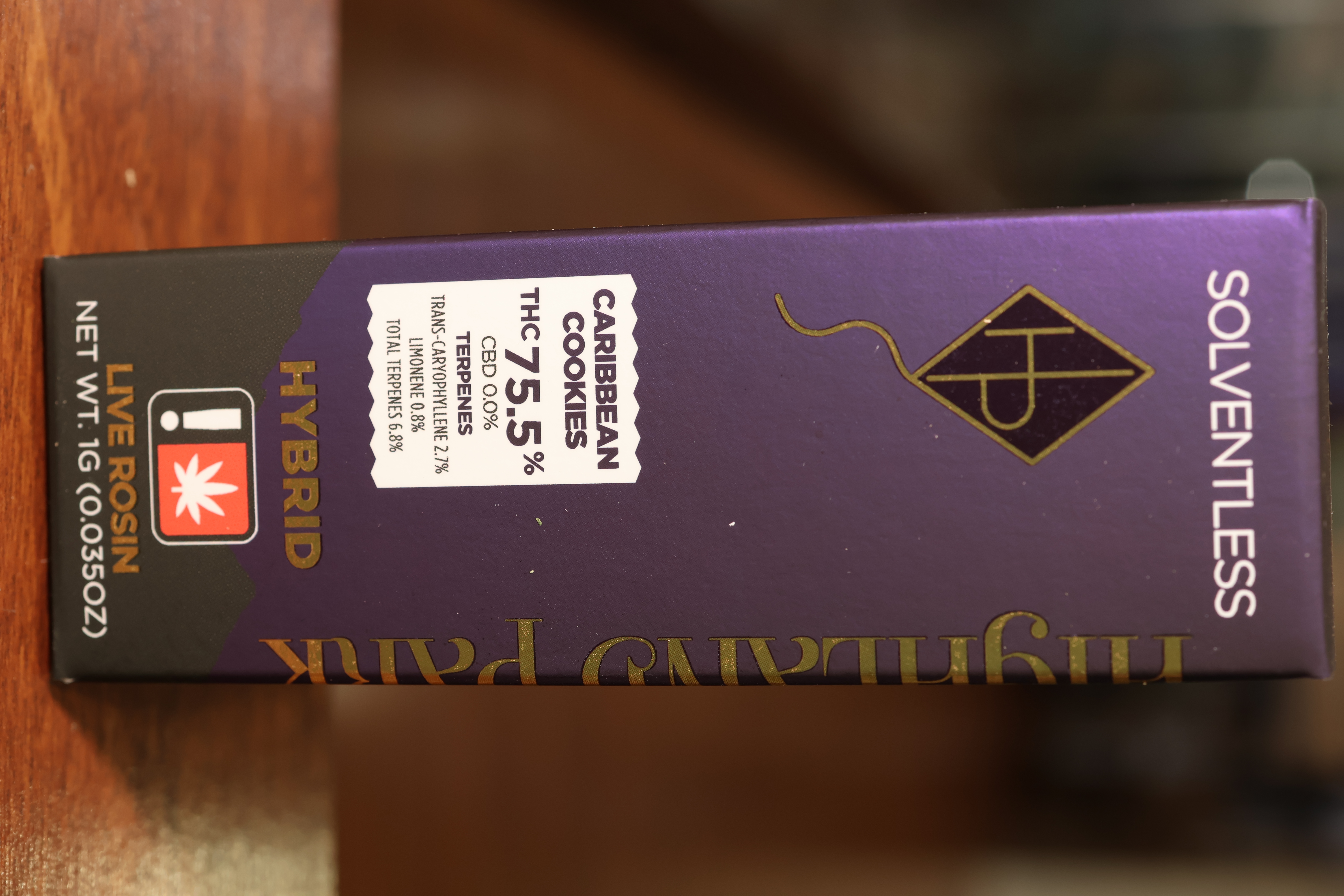 Photograph of product: Caribbean Cookie AIO Solventless (Highland Park)