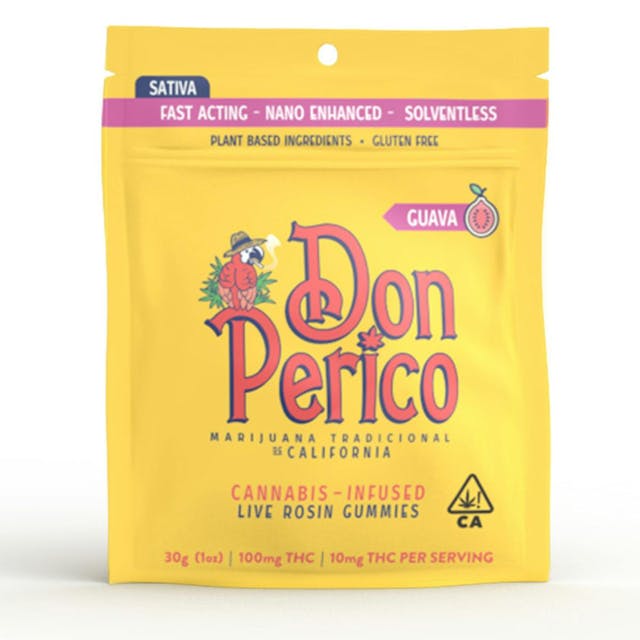 Photograph of product: Guava Gummies Nano Infused Live Rosin - 