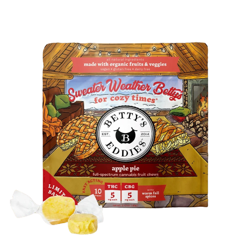 Photograph of product: Sweater Weather Apple Pie | Taffy | 50mg