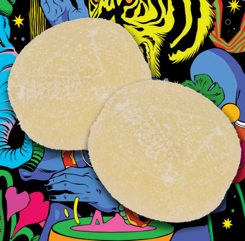 Photograph of product: Sapura - Poppin' Pineapple Gummies (5mg/100mg)