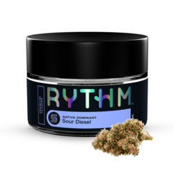 Photograph of product: Sour Diesel | Premium Flower | Oui'd | 3.5g