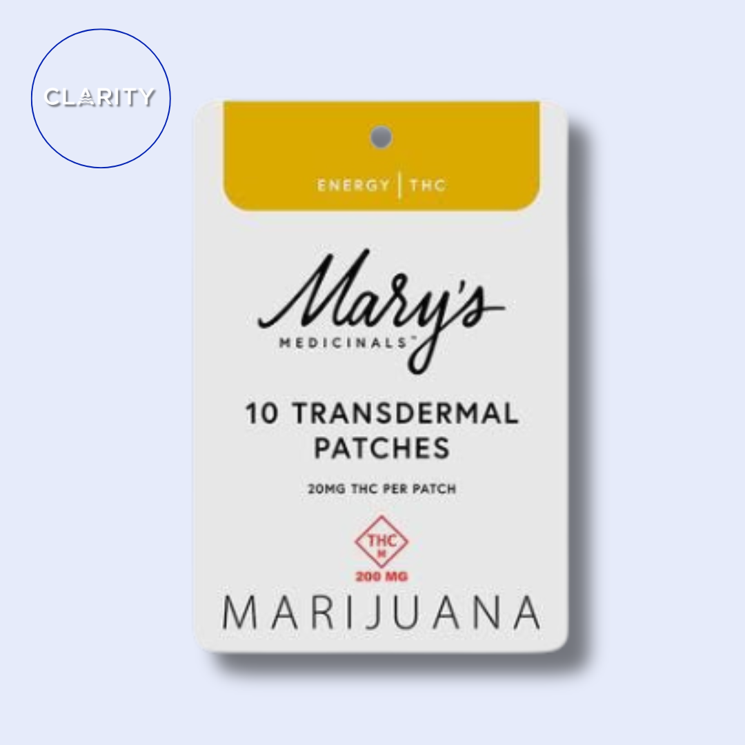Photograph of product: Mary's Medicinals Transdermal Patches Oui'd 200mg (10pk)