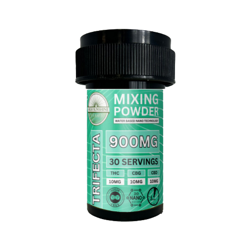 Photograph of product: High Sunshine Farms | Nano Mixing Powder | Trifecta | TH-oui:CBG:CBD 1:1:1 | 300mg