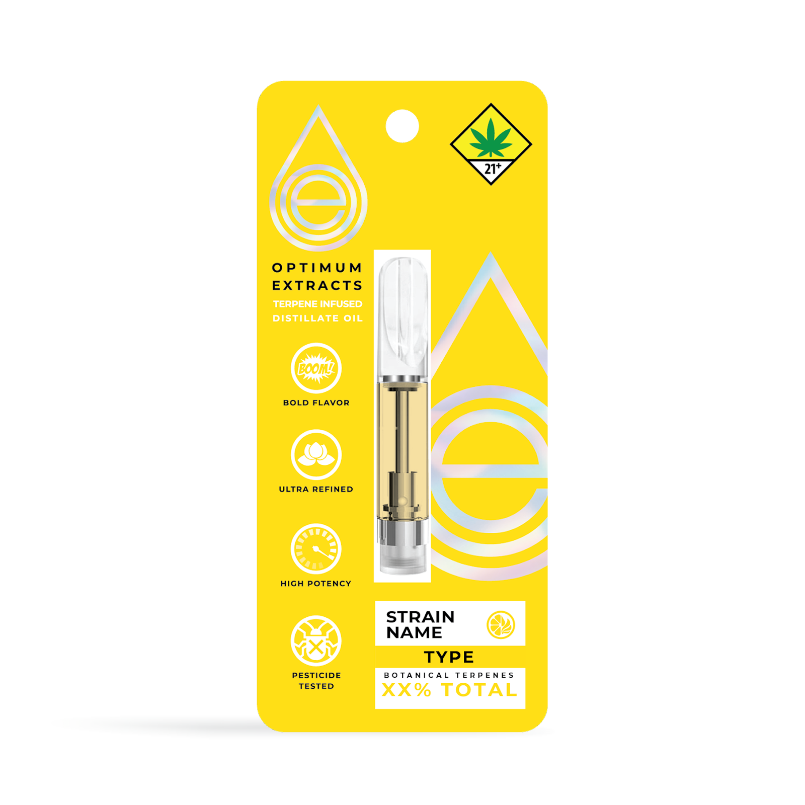 Photograph of product: Passion Orange Guava Botanical Terpene Infused Distillate Cartridge | 1g