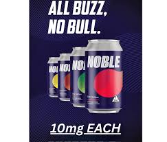 Photograph of product: Noble | Peach | 10MG Seltzer
