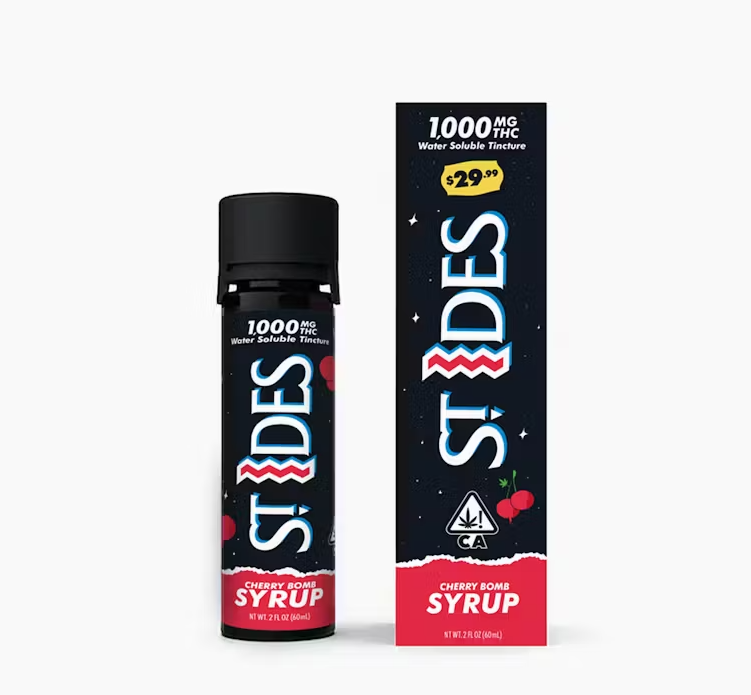 Photograph of product: St Ides Cherry Bomb Syrup 1000mg 2oz