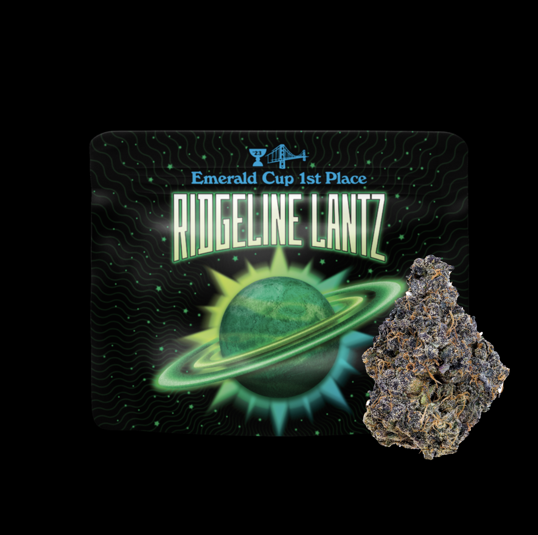 Photograph of product: Cookies Smalls Mylar Bag | Ridgeline Lantz - 7g