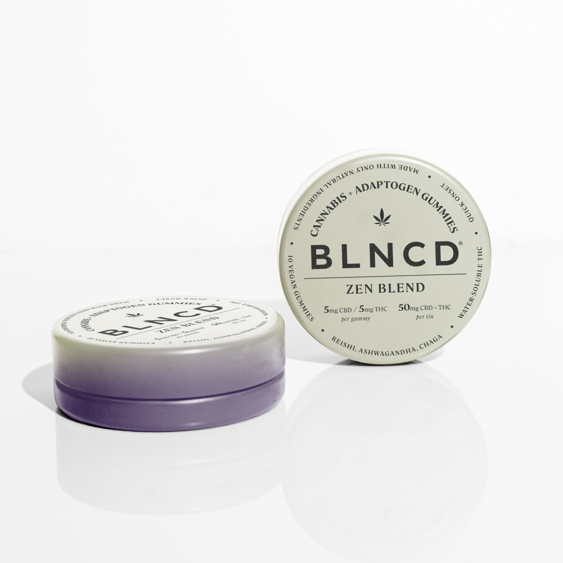 Photograph of product: BLNCD - 5mg TH-oui + Adaptogen Gummies - ZEN BLEND - 10ct