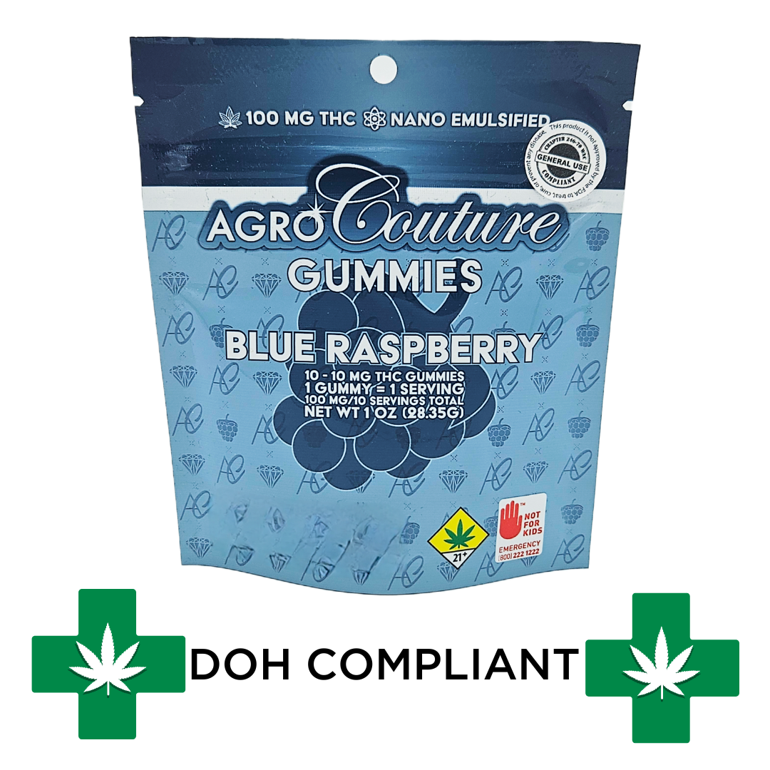 Photograph of product: DOH | Blue Raspberry Gummies | 10pk