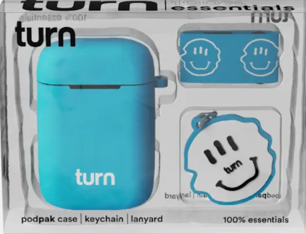 Photograph of product: TURN | 100% ESSENTIAL KIT | SMILEY LIGHT BLUE