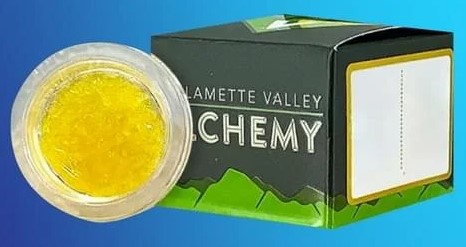 Photograph of product: Cured Resin Badder | Garlic Storm | 1g