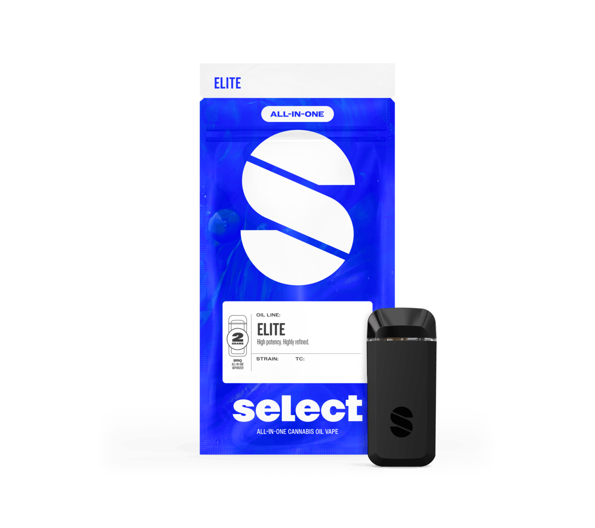 Photograph of product: Select |  Fruit Bedrock | BRIQ Essentials Disposable