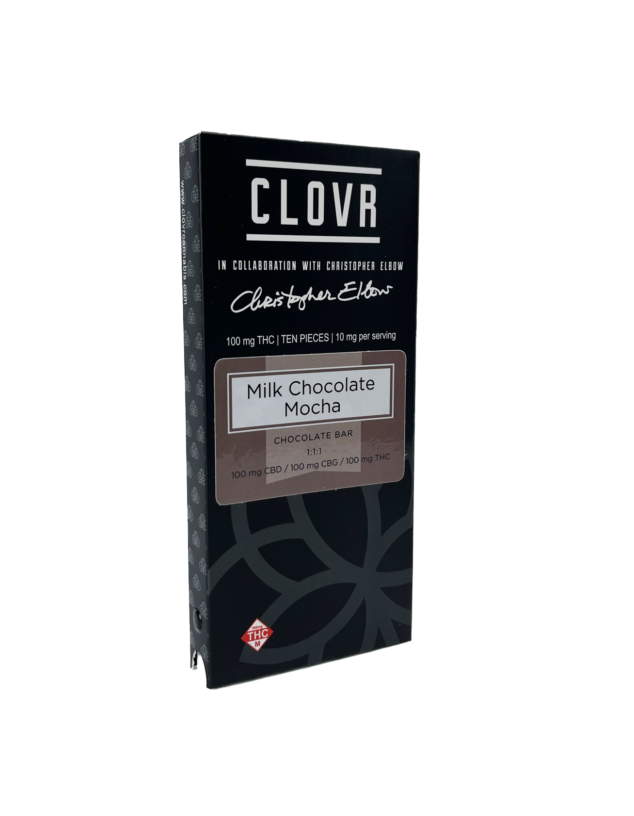 Photograph of Product: 1:1:1 THC:CBD:CBG Mocha Chocolate Bar
