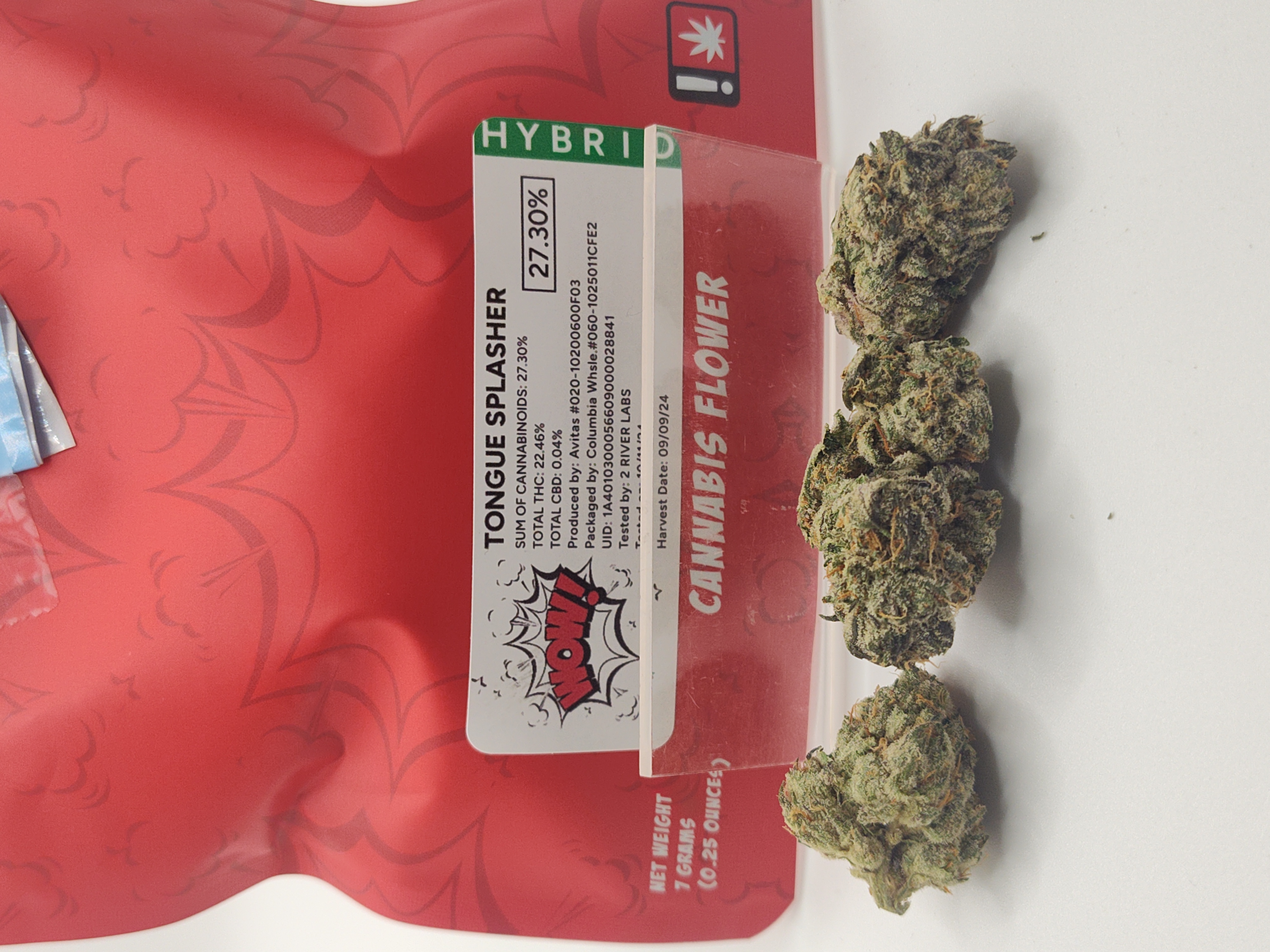 Photograph of product: WOW - FLOWER - 7G - HYBRID - TONGUE SPLASHER