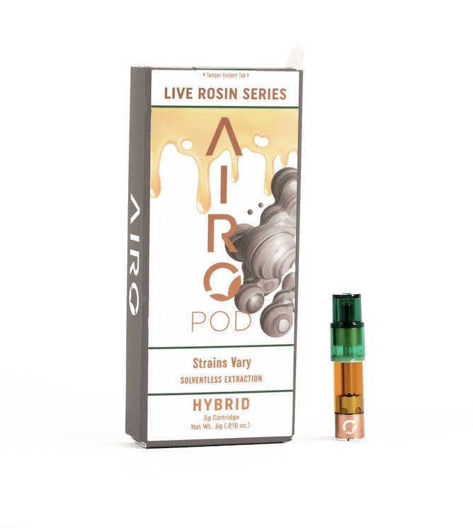 Photograph of product: Airo Green Galaxy Live Rosin Pod (.5g)