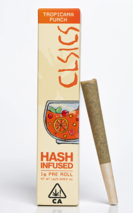 Photograph of product: CLSICS au chocolat Infused Preroll 1g Tropicana Punch