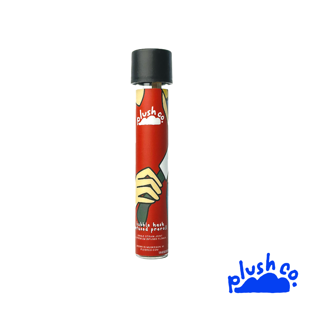 Photograph of product: PlushCo | Jealousy | Bubble au chocolat Infused Pre Roll