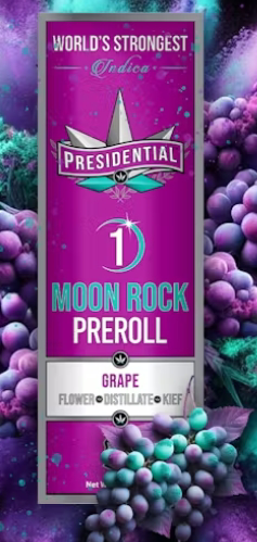 Photograph of product: Grape- Infused Pre-roll - Presidential