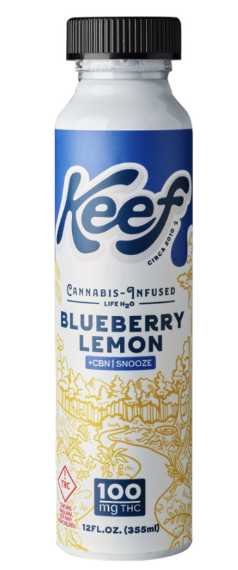 Photograph of product: Keef Life - 100mg - "Snooze" Blueberry Lemonade +CBN & CBD