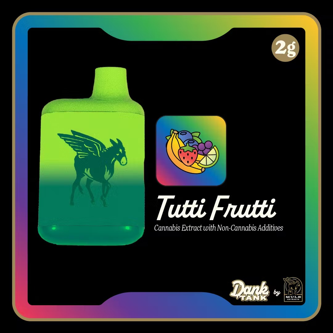 Photograph of product: Dank Tank - Tutti Frutti - AIO - 2g