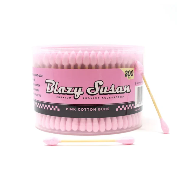 Photograph of product: BLAZY SUSAN - COTTON BUDS - 100PK - PINK