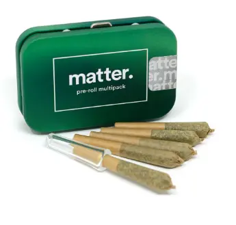 Photograph of product: Matter | 5x .5g Pre-Roll Pack | Larry Burger