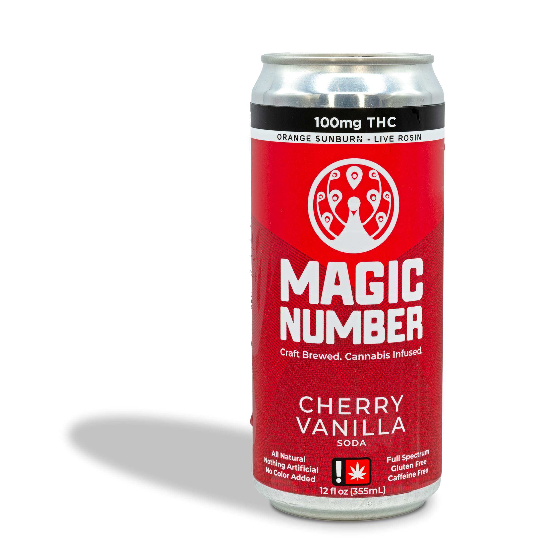 Photograph of product: Magic Number - Cherry Vanilla Soda 100mg - 12fl oz