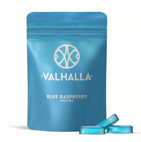 Photograph of product: 10ct/50mg Troches (Blue Raspberry)