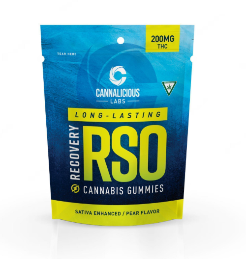 Photograph of product: Pear | 20mg TH-oui x 10pk | RSO Infused | Cannalicious Labs