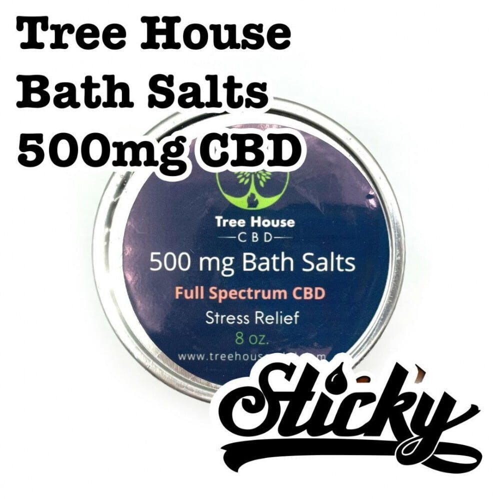 Photograph of product: Tree House CBD Full Spectrum Stress Relief Bath Salts (500mg CBD)