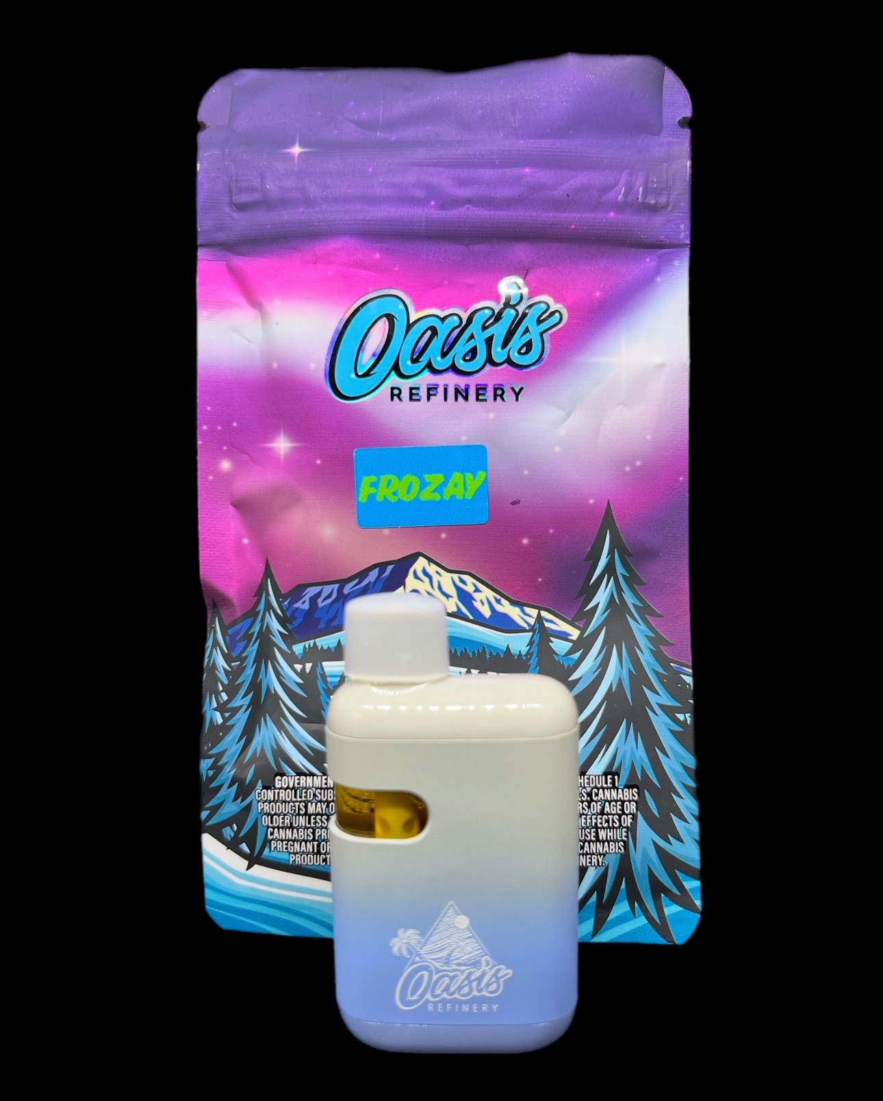 Photograph of product: Oasis Refinery: Frozay Cured Resin Disposable