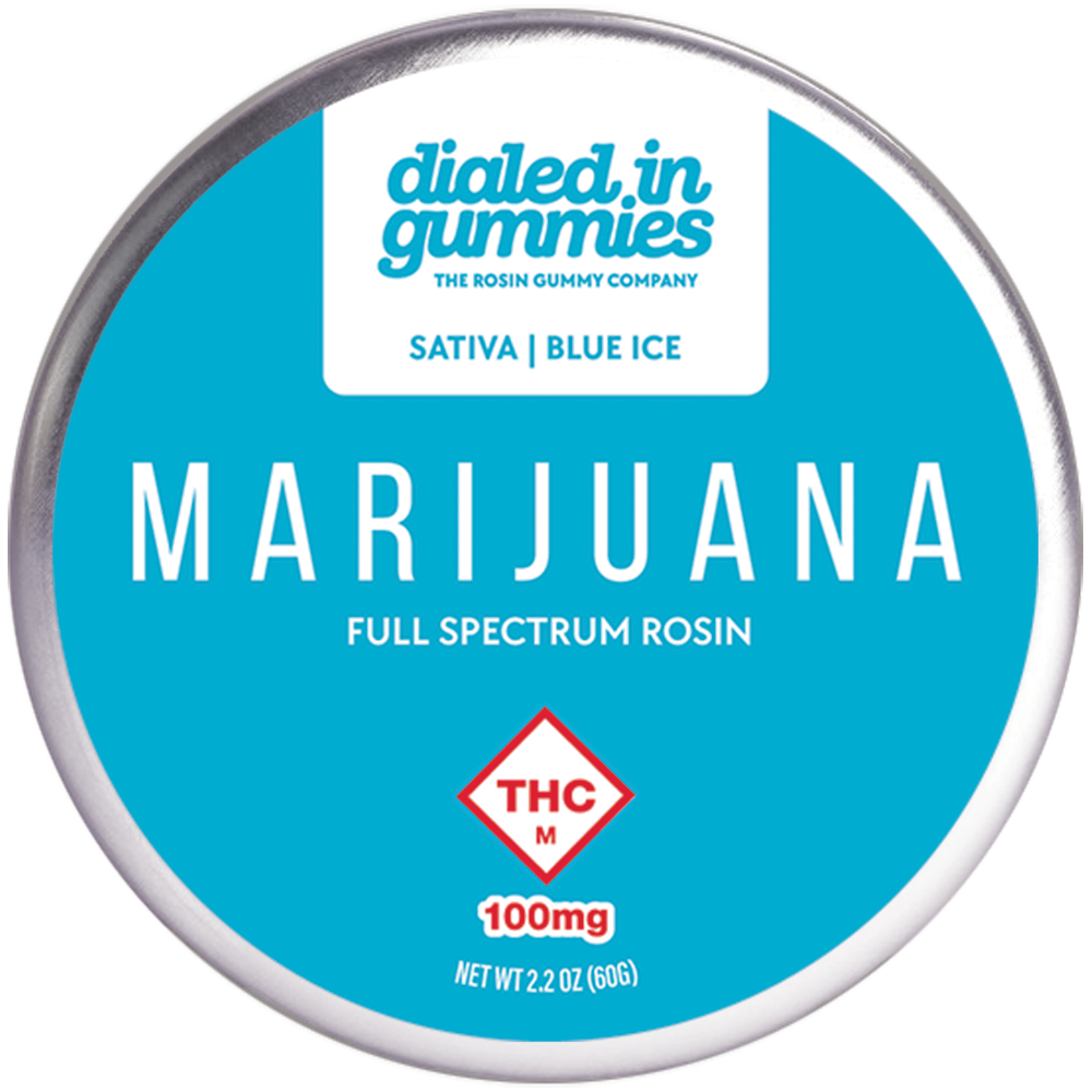 Photograph of product: Rosin Blue Ice Gummies 10pk