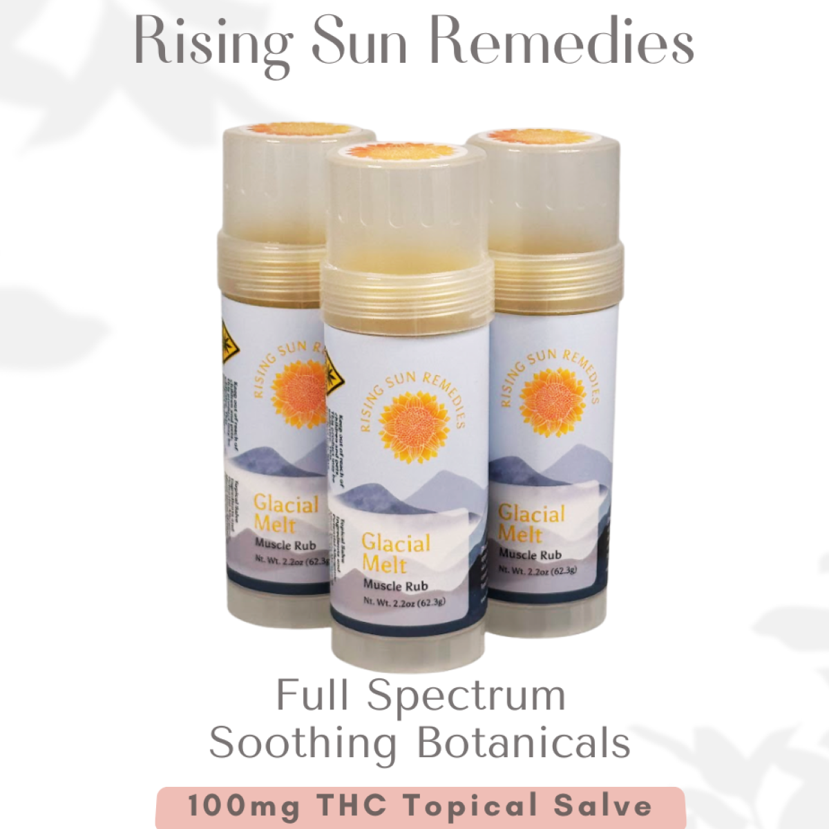 Photograph of product: Glacial Melted Topical Salve Stick