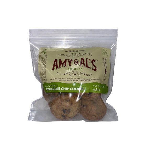 Photograph of product: Amy and Al's Chocolate Chip Cookie 100 MG