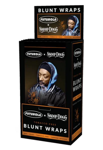 Photograph of product: Terpene Infused Blunt Wraps | Gin + Juice | Snoop Dogg x FUTUROLA