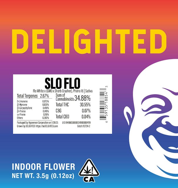 Photograph of product: Slo Flo | 3.5g Flower
