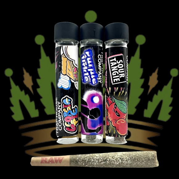 Photograph of product: Trap House TH-ouiA Infused Pre Rolls - Georgia Pie Dubz