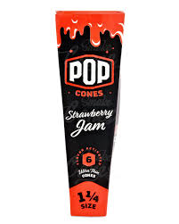 Photograph of product: Pop Cones - Strawberry Jam - 1 1/4