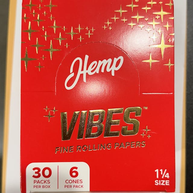 Photograph of product: (Hemp) 1 1/4 6PK cones - 