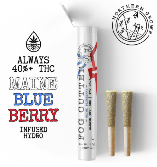 Photograph of product: Maine Blueberry | 0.5G 2PK Infused Hydro Pre-Roll (TAX INCLUDED)