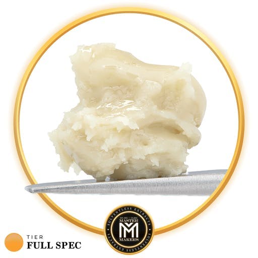 Photograph of product: Peach Street Cold Cure Live Rosin - 1g - 