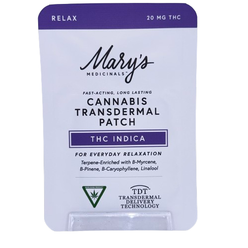 Photograph of product: 20mg Oui'd Transdermal Patch
